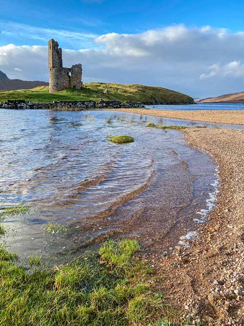 Luxusreise nach Schottland - Ardvreck Castle Loch Assynt